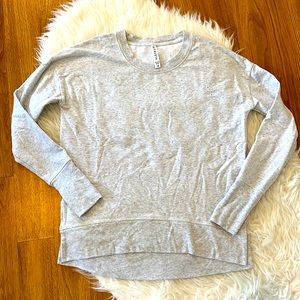 Athleta speckled gray sweater